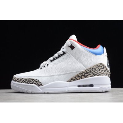 Nike Erkek Air Jordan 3 Retro Tinker Nrg Beyaz / Mavi / Kırmızı Basketbol Ayakkabısı Türkiye - 630QH